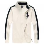 ralph lauren pulls hommes 2014 chute hiver polo maille cardigan 3203 blanc